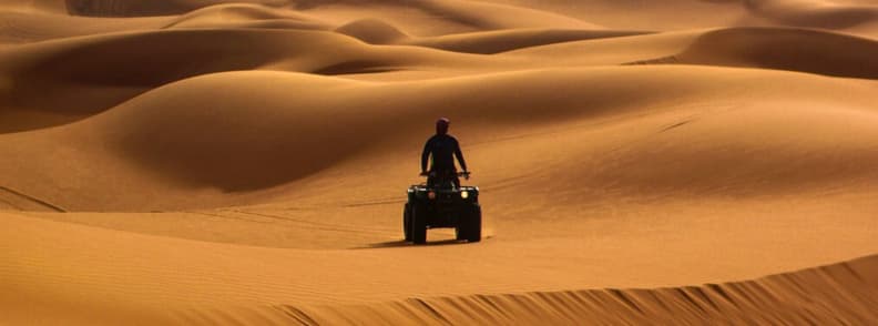 where to go quad biking in Dubai UAE