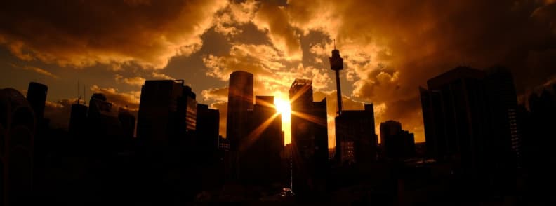 Centrepoint Tower Sydney skyline