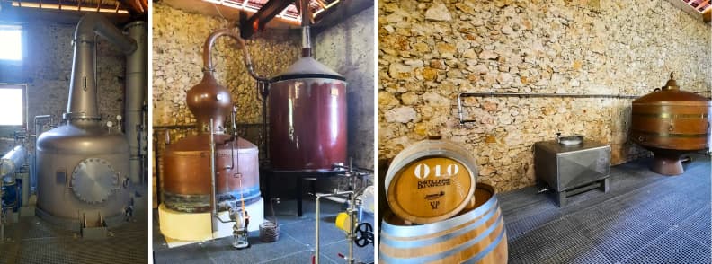 Distillerie du Vercors copper stills Sequoia whisky distillation process copper and steel stills used for double distillation at Distillerie du Vercors in Saint Jean en Royans