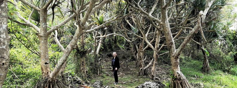 Mirela Letailleur The Travel Bunny walking on Le Cayenne coastal path on Reunion East Coast
