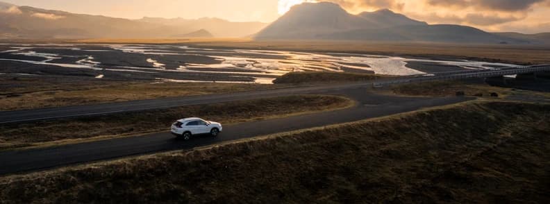 Iceland Road Trip Through a Braided River Valley Iceland Road Trip Through a Braided River Valley